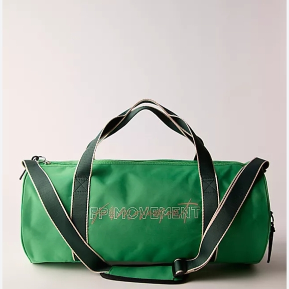 Free People Movement Good Sport Duffel Bag Green NWT - Picture 1 of 10